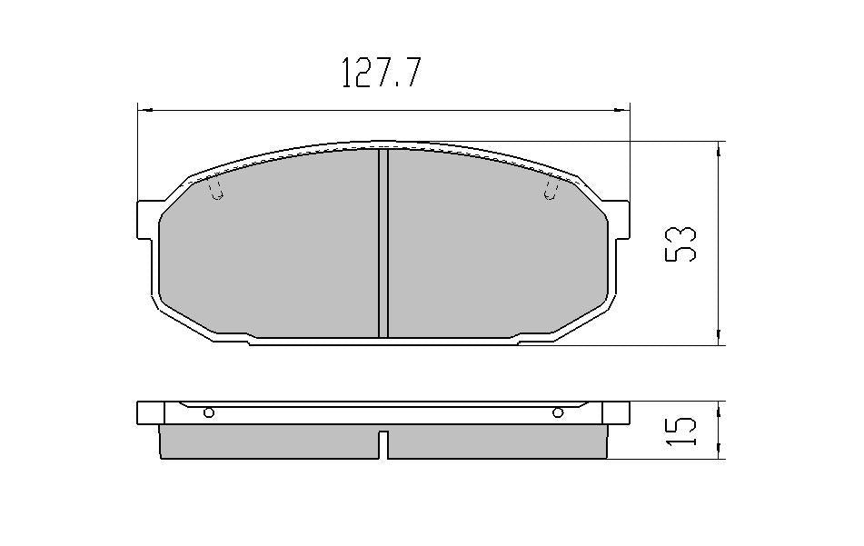 RDA GP Max Brake Pad Set Front RDB1287