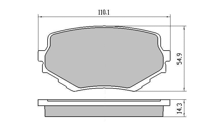 RDA Phantom Ceramic Brake Pad Set Front RDC1312
