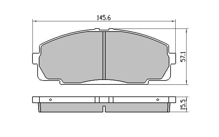 RDA Phantom Ceramic Brake Pad Set Front RDC1328