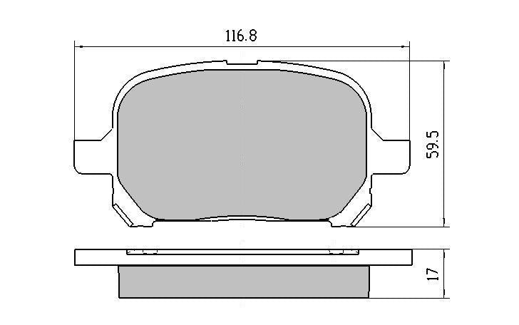 RDA Phantom Ceramic Brake Pad Set Front RDC1345