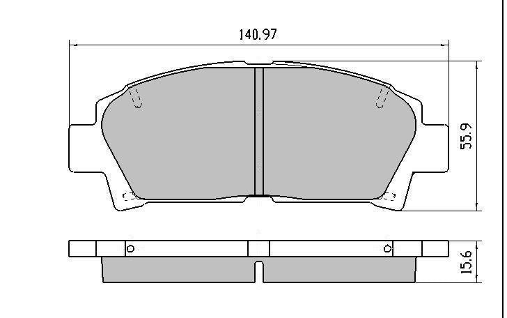 RDA Phantom Ceramic Brake Pad Set Front RDC1352