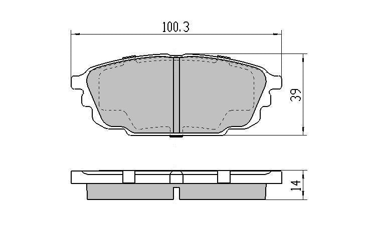 RDA Phantom Ceramic Brake Pad Set Rear RDC1359
