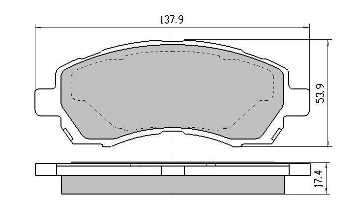 RDA Phantom Ceramic Brake Pad Set Front RDC1363