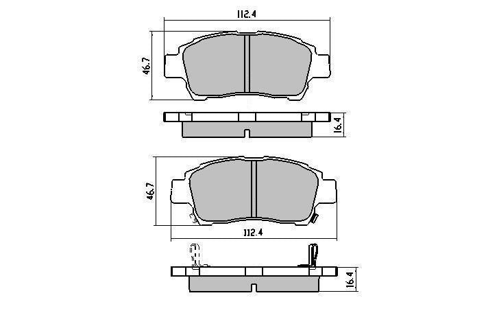 RDA Phantom Ceramic Brake Pad Set Front RDC1378