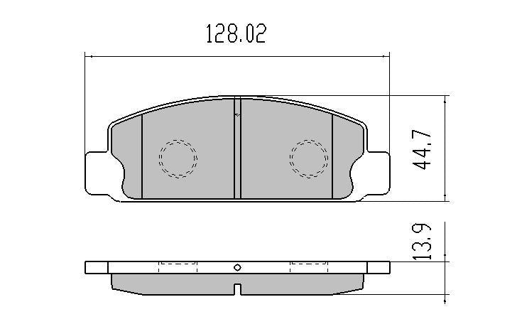 RDA GP Max Brake Pad Set Front RDB138