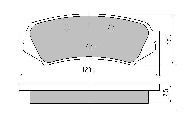 RDA Phantom Ceramic Brake Pad Set Rear RDC1383