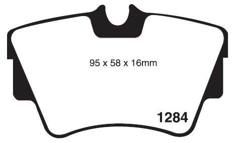RDA GP Max Brake Pad Set Rear RDB1389