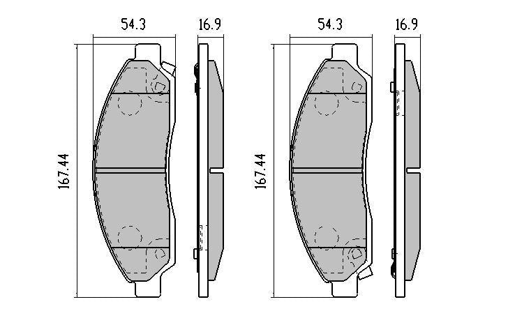 RDA Phantom Ceramic Brake Pad Set Front RDC1468