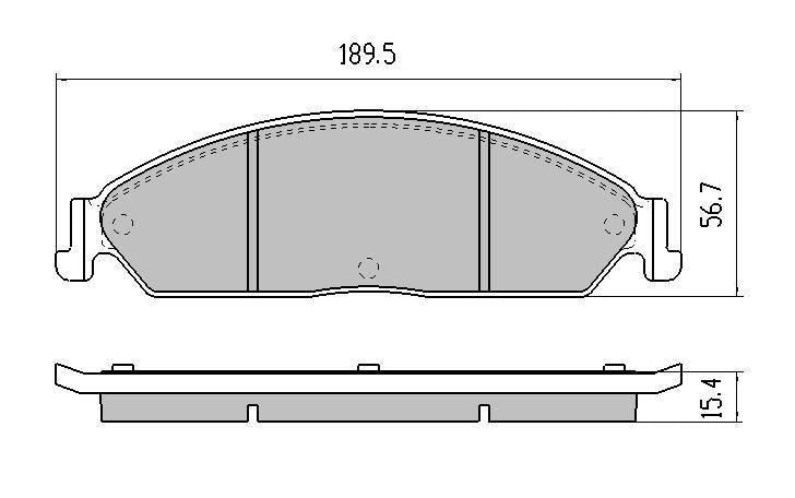 RDA Phantom Ceramic Brake Pad Set Front RDC1473