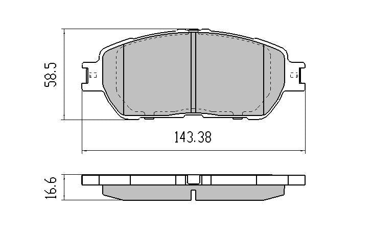RDA Phantom Ceramic Brake Pad Set Front RDC1519