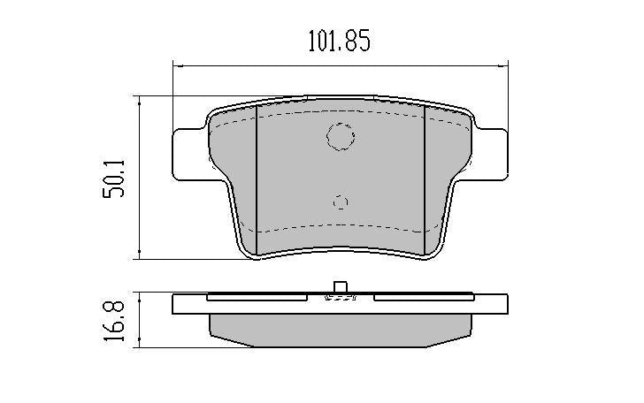 RDA GP Max Brake Pad Set Rear RDB1930