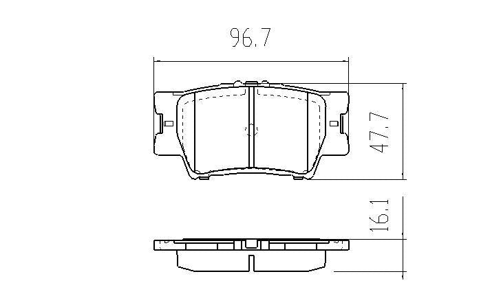 RDA GP Max Brake Pad Set Rear RDB1931