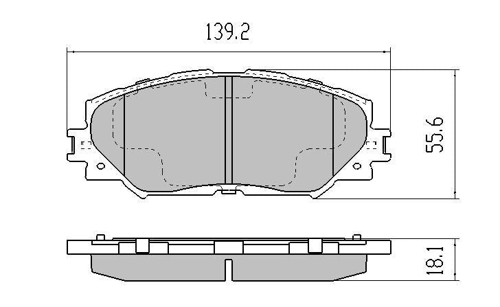 RDA Phantom Ceramic Brake Pad Set Front RDC1933