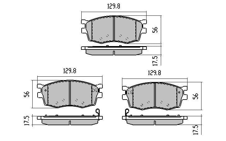 RDA Phantom Ceramic Brake Pad Set Front RDC1934