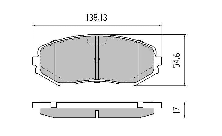 RDA GP Max Brake Pad Set Front RDB1936