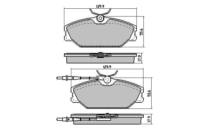 RDA GP Max Brake Pad Set Front RDB1942