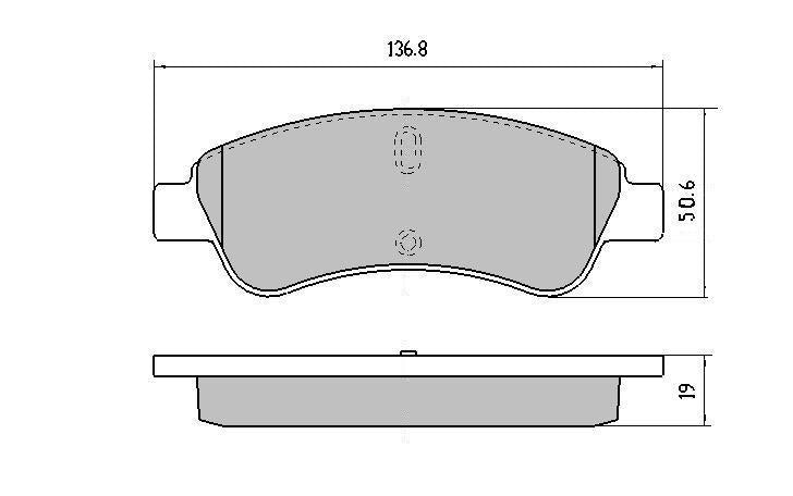 RDA GP Max Brake Pad Set Front RDB1954