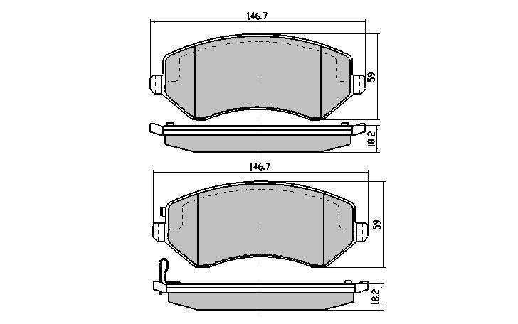 RDA GP Max Brake Pad Set Front RDB1979