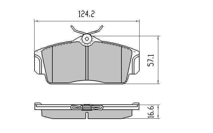 RDA GP Max Brake Pad Set Front RDB1980