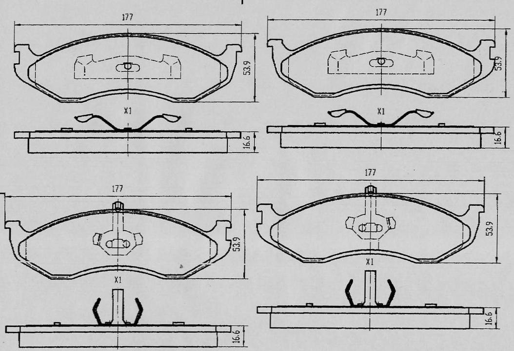 RDA GP Max Brake Pad Set Front RDB1983