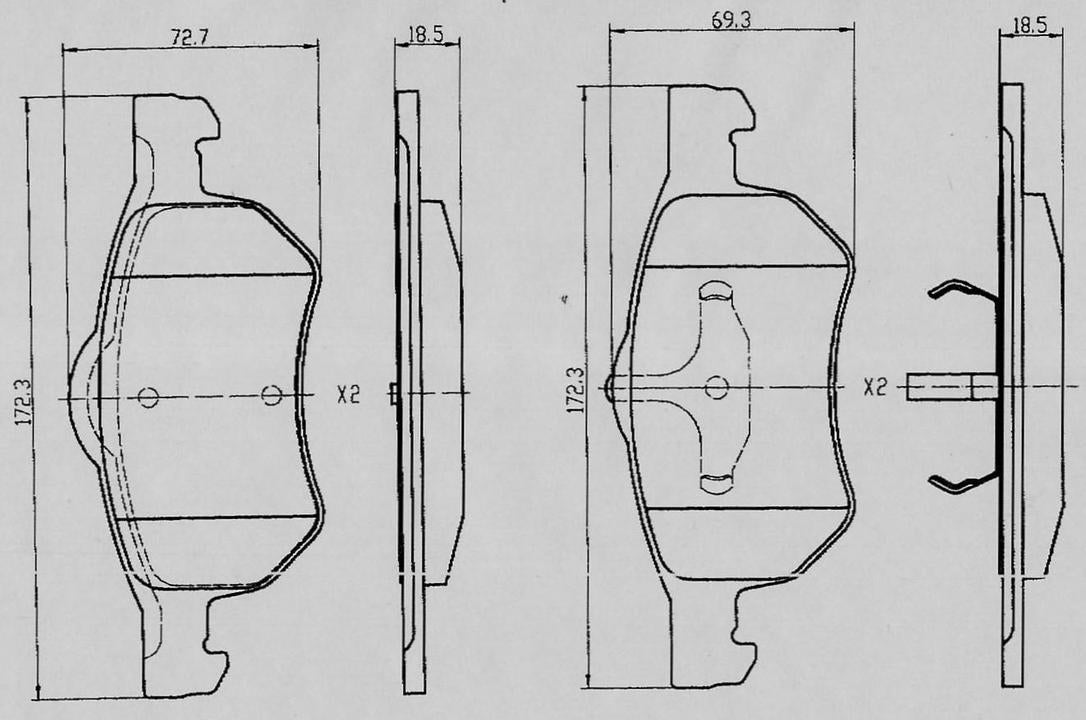 RDA Phantom Ceramic Brake Pad Set Front RDC1984