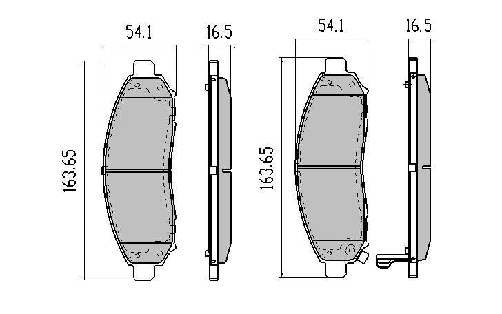 RDA Phantom Ceramic Brake Pad Set Front RDC1989