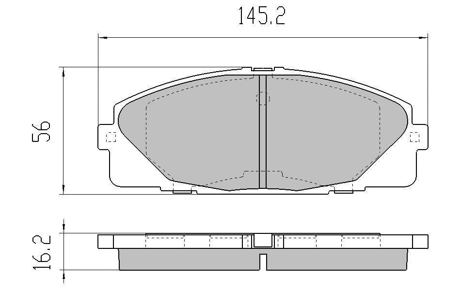 RDA Phantom Ceramic Brake Pad Set Front RDC2047