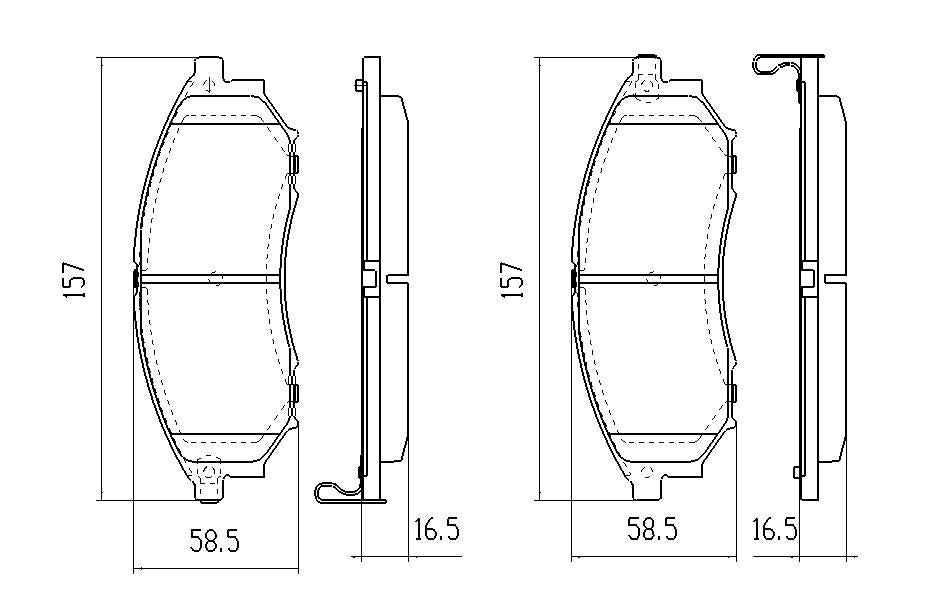 RDA Phantom Ceramic Brake Pad Set Front RDC2062