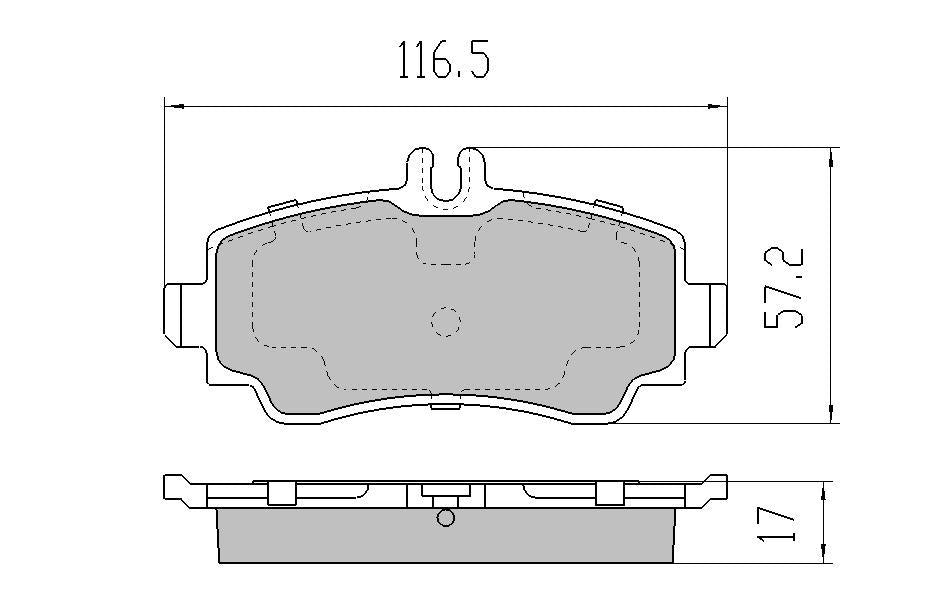 RDA GP Max Brake Pad Set Front RDB2088