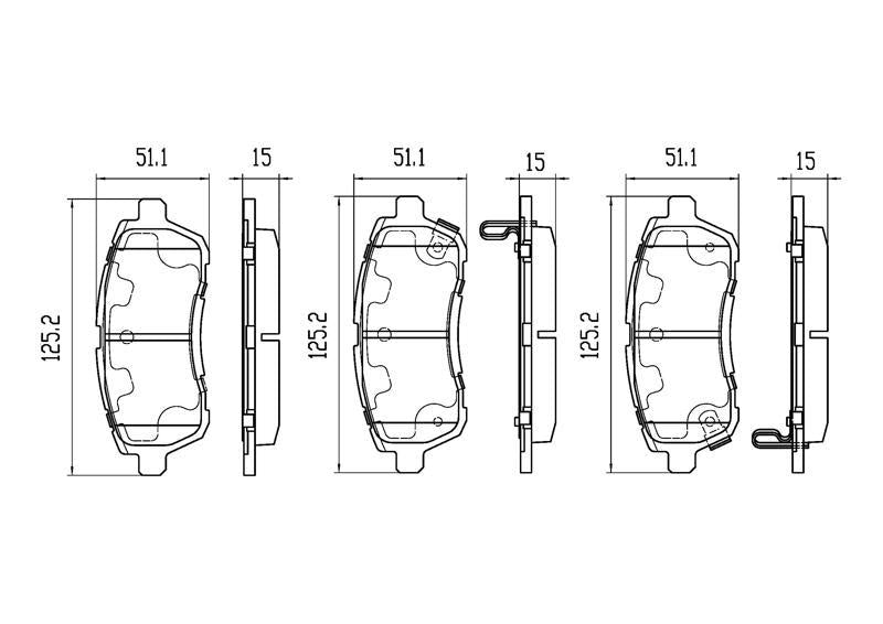 RDA GP Max Brake Pad Set Front RDB2091