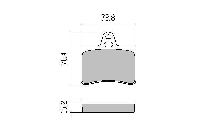 RDA GP Max Brake Pad Set Rear RDB2095