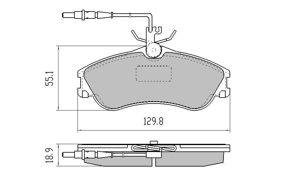 RDA GP Max Brake Pad Set Front RDB2105