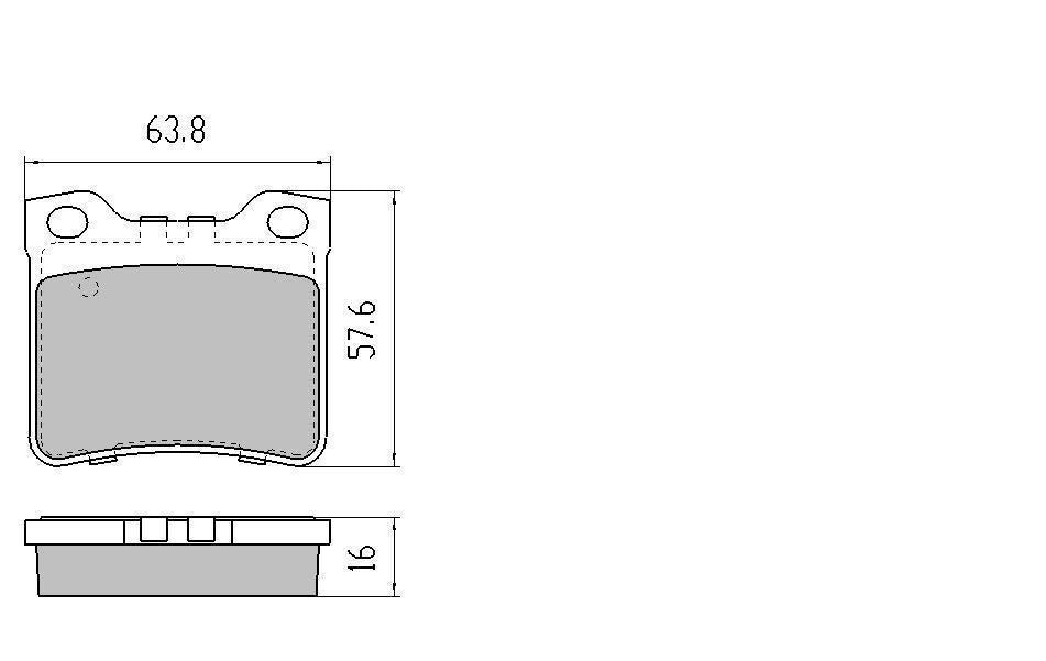 RDA GP Max Brake Pad Set Rear RDB2106