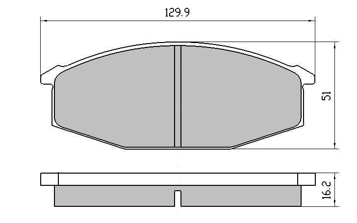 RDA GP Max Brake Pad Set Front RDB215