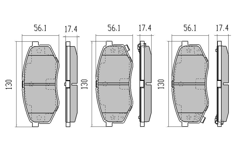 RDA Phantom Ceramic Brake Pad Set Front RDC2169