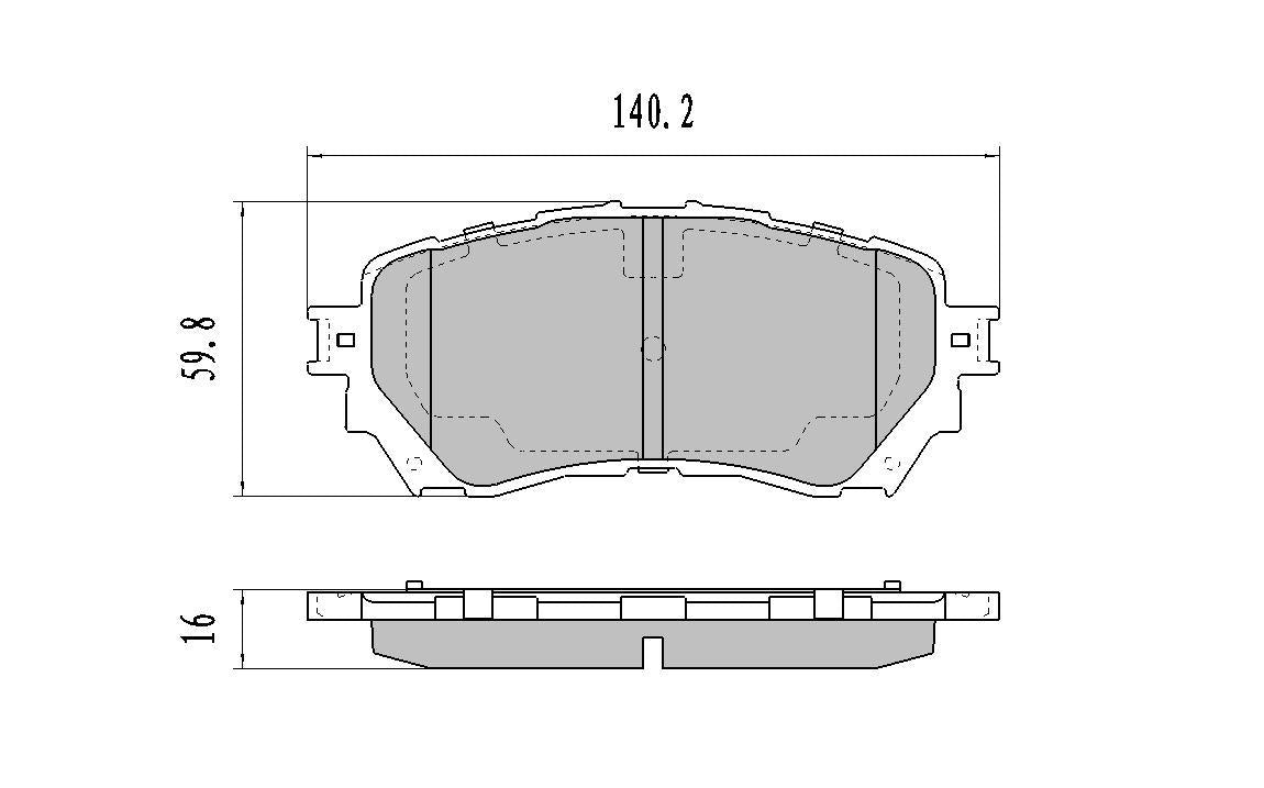RDA Phantom Ceramic Brake Pad Set Front RDC2230