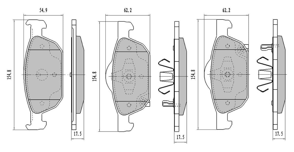 RDA Phantom Ceramic Brake Pad Set Front RDC2238
