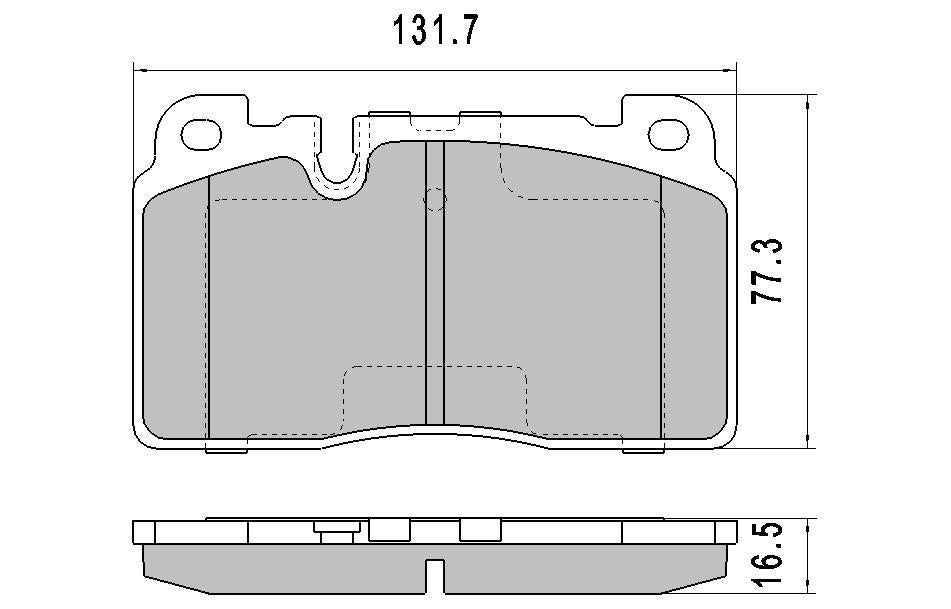 RDA GP Max Brake Pad Set Front RDB2239