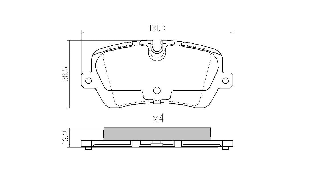 RDA GP Max Brake Pad Set Rear RDB2364