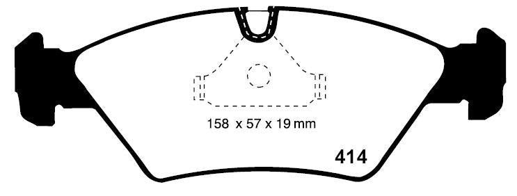 RDA GP Max Brake Pad Set Front/Rear RDB256SM
