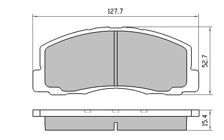 RDA GP Max Brake Pad Set Front RDB319
