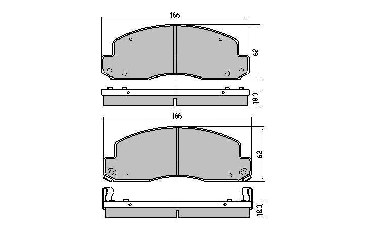 RDA GP Max Brake Pad Set Front RDB394