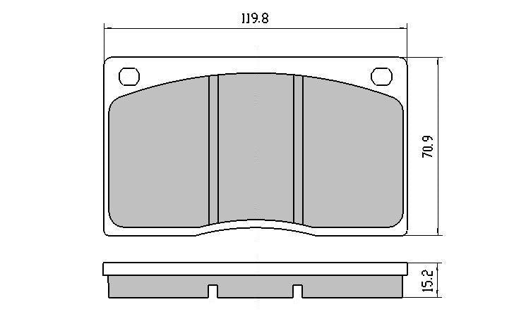 RDA Phantom Ceramic Brake Pad Set Front RDC585