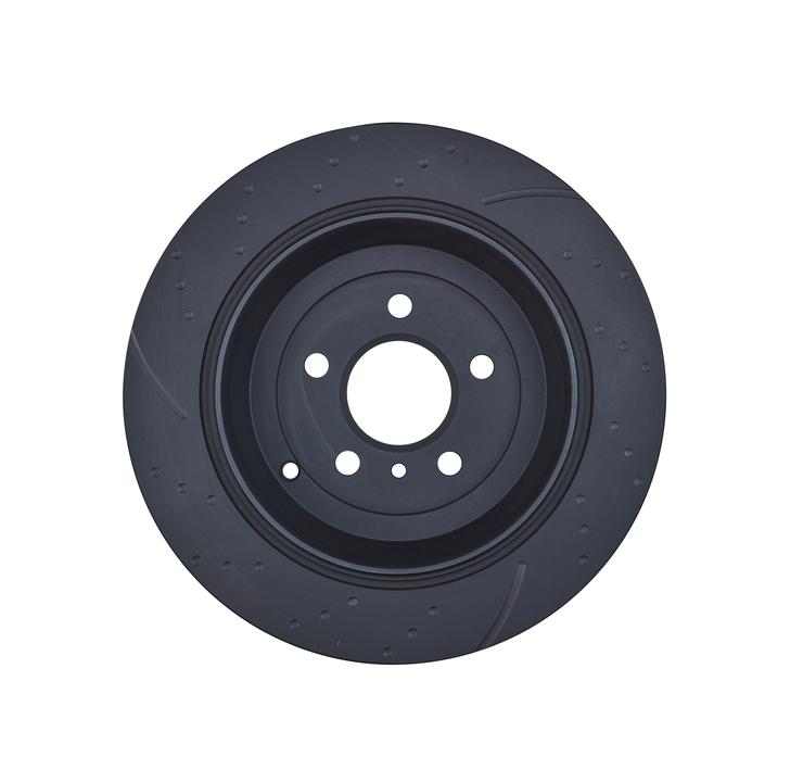 RDA Slotted And Dimpled Brake Rotor Pair 330mm Rear RDA7919D