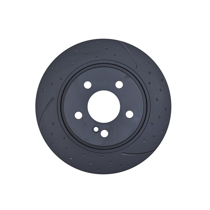RDA Slotted And Dimpled Brake Rotor Pair 300mm Rear RDA8089D