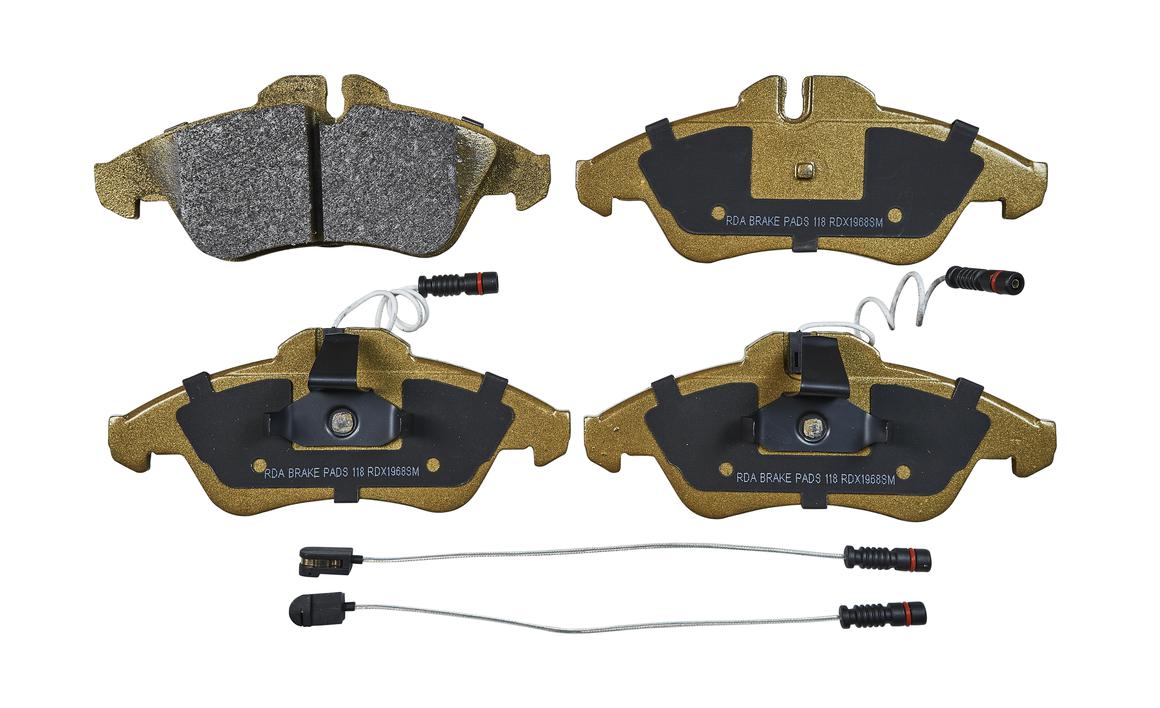 RDA Brakes Extreme Brake Pad Set Front RDX1968SM