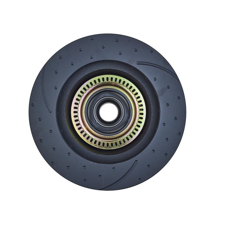 RDA Slotted And Dimpled Brake Rotor Pair 287mm Front RDA132D