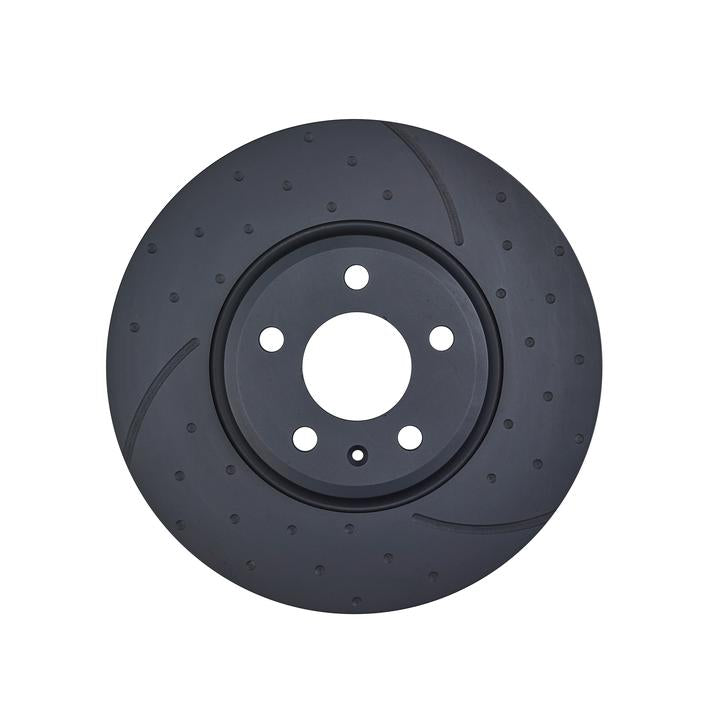RDA Slotted And Dimpled Brake Rotor Pair 320mm Front RDA8009D