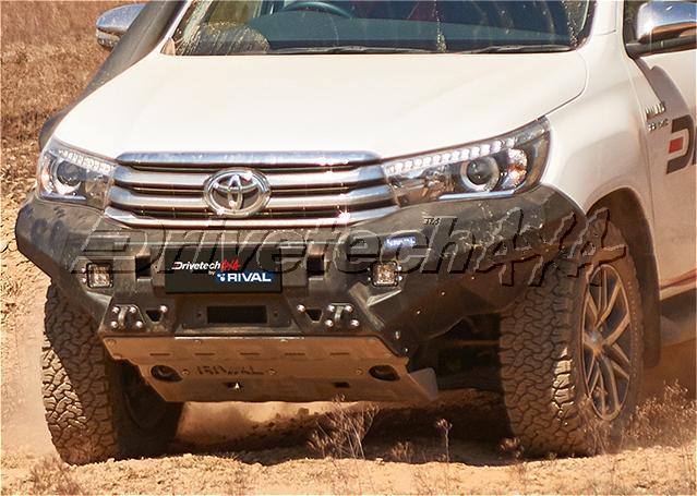 Drivetech 4x4 by RIVAL Aluminium Bumper fits Toyota Hilux GUN126R DT-2D57011B