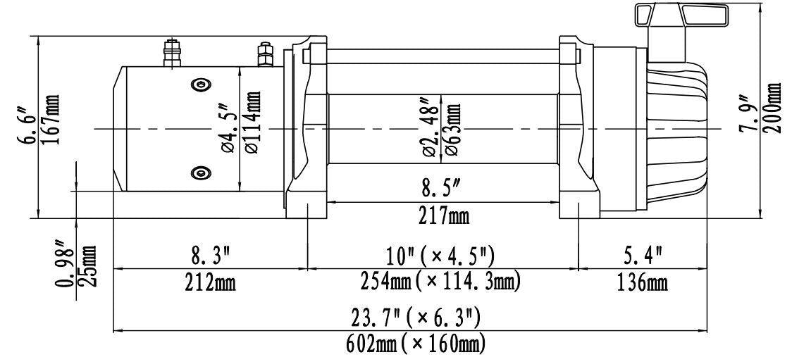 Runva 13XP Premium 4X4 Winch 12V 13000lb W/Synthetic Rope IP67 Protection 13XPPREMIUM12VD